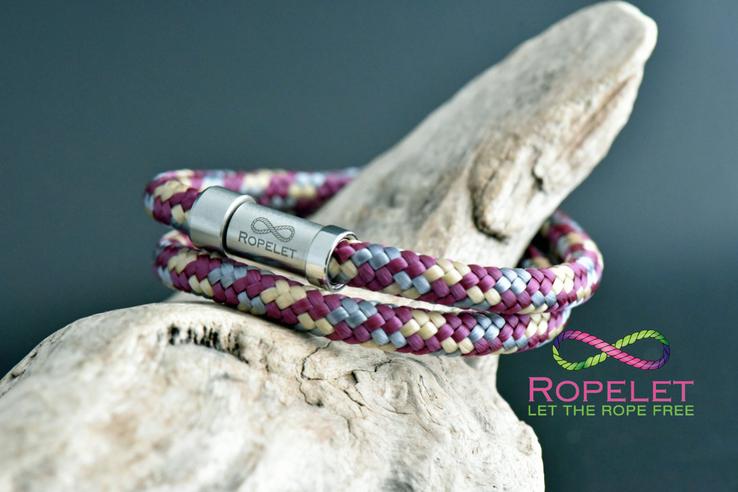 Double wrap option on this rope bracelet, made to style your wrist at www.ropelet.co.uk #bracelet #ropelet #braceletstack #wristband #ropebracelet #mensbracelet