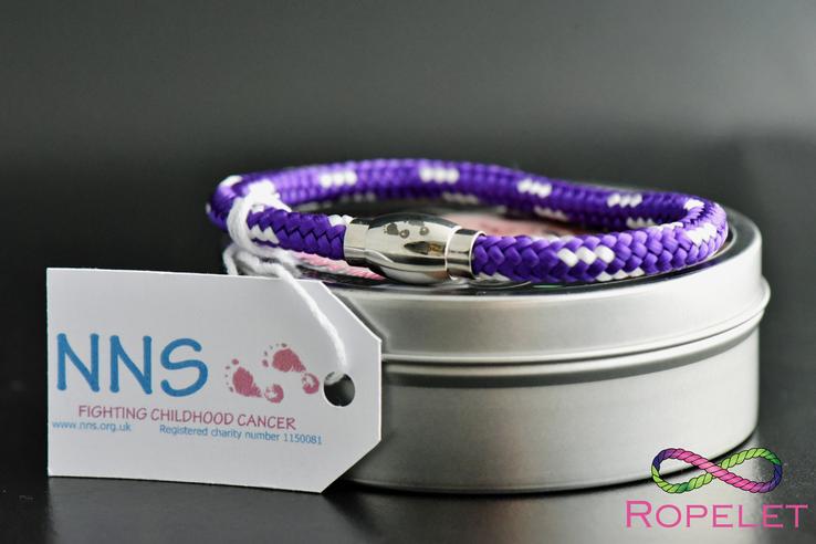 Charity bracelets made by www.ropelet.co.uk to support your Charity, jewelry , charity bracelet